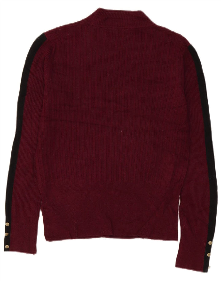 Marks & Spencer Dame Turtle Neck Jumper Sweater UK 10 Small Purple