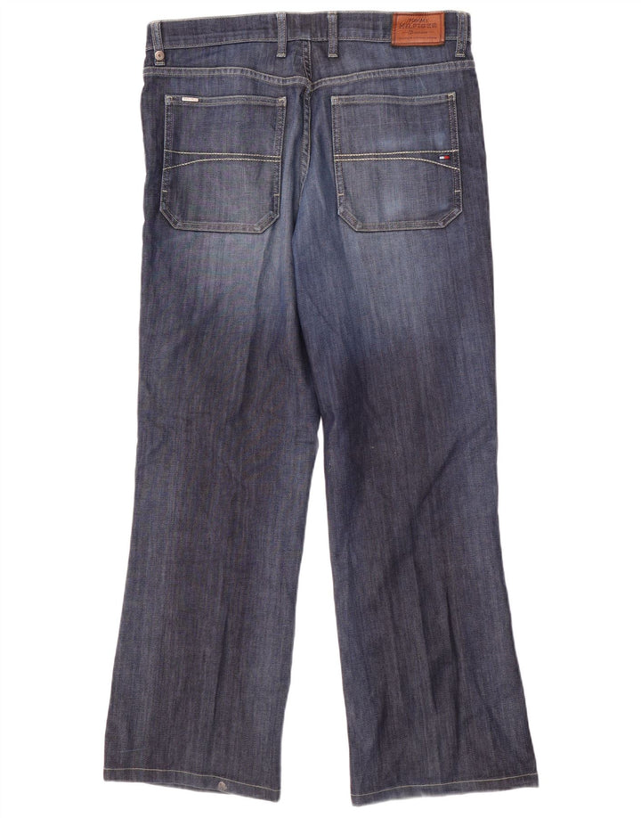 Tommy Hilfiger Herre Bootcut Jeans W34 L29 Marineblå Bomuld