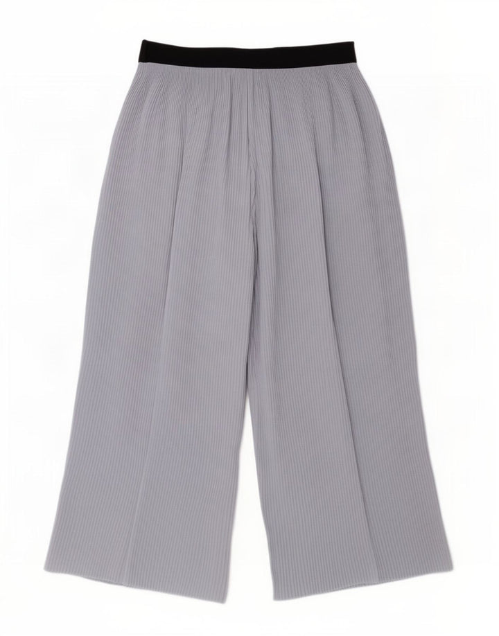Zara Womens Cullotes Cropped Trousers Small W26 L22 Blue