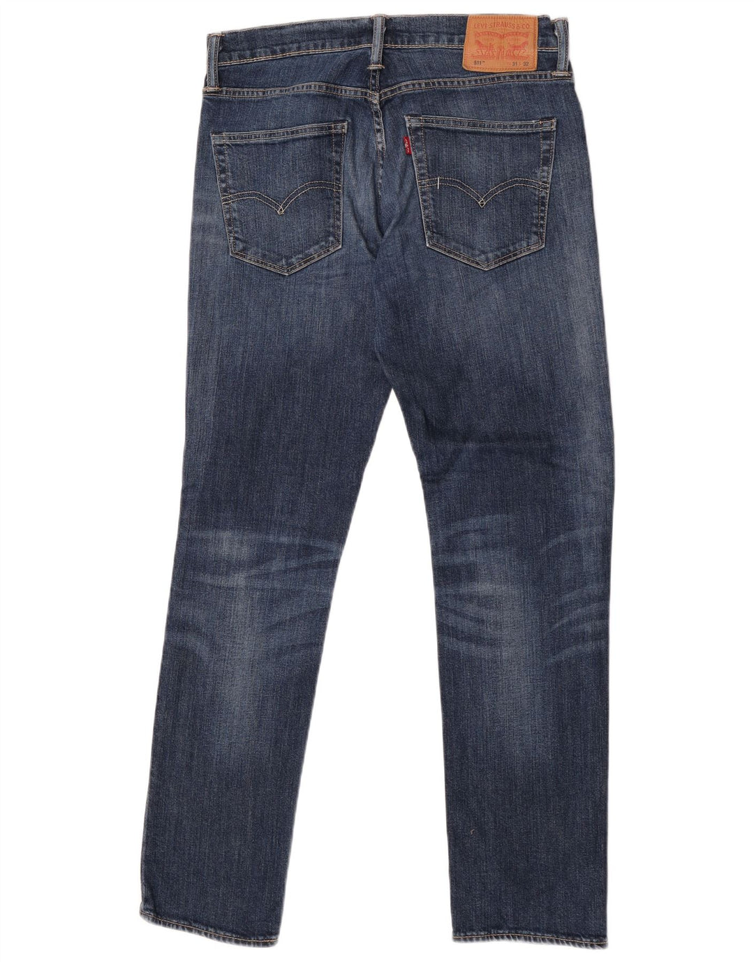 Levi's Herre 511 Slim Jeans W31 L32 Blå Bomuld