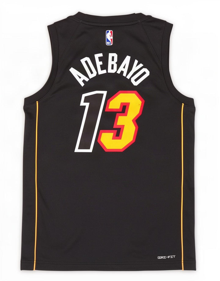 Nike Herre Miami Heat Grafisk Vest Top Medium Sort Polyester