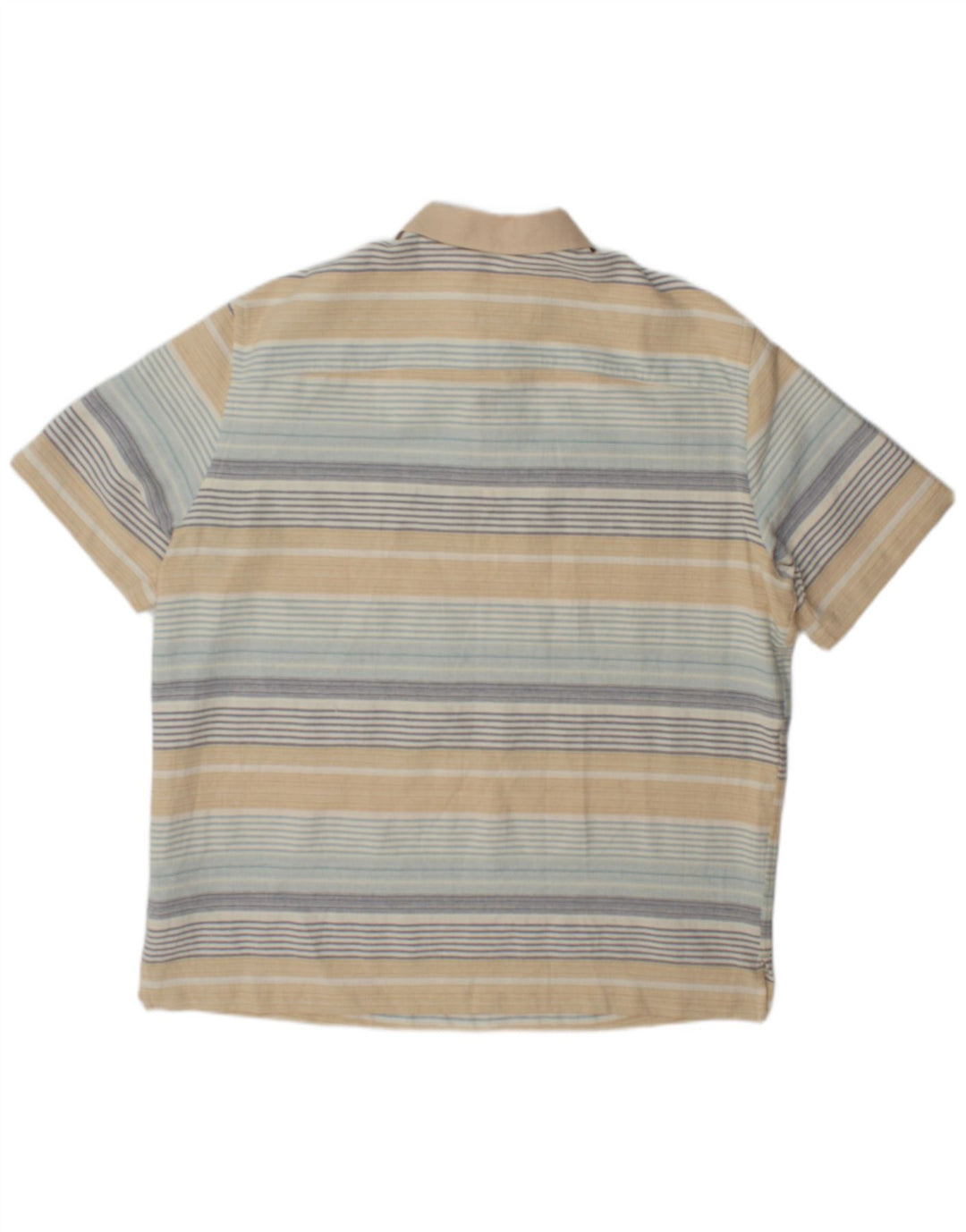 Zara herre poloshirt Stor flerfarvet stribet bomuld