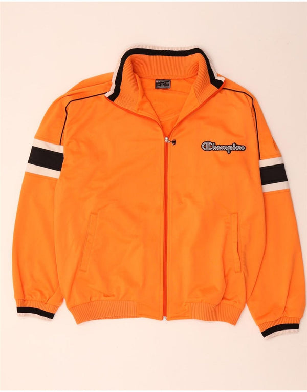 Champion Herre træningsdragt Topjakke Stor Orange Colourblock Polyester