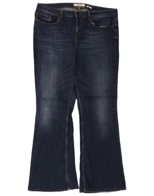 Fat Face Dame Flared Jeans UK 16 Large W34 L29 Blue Cotton