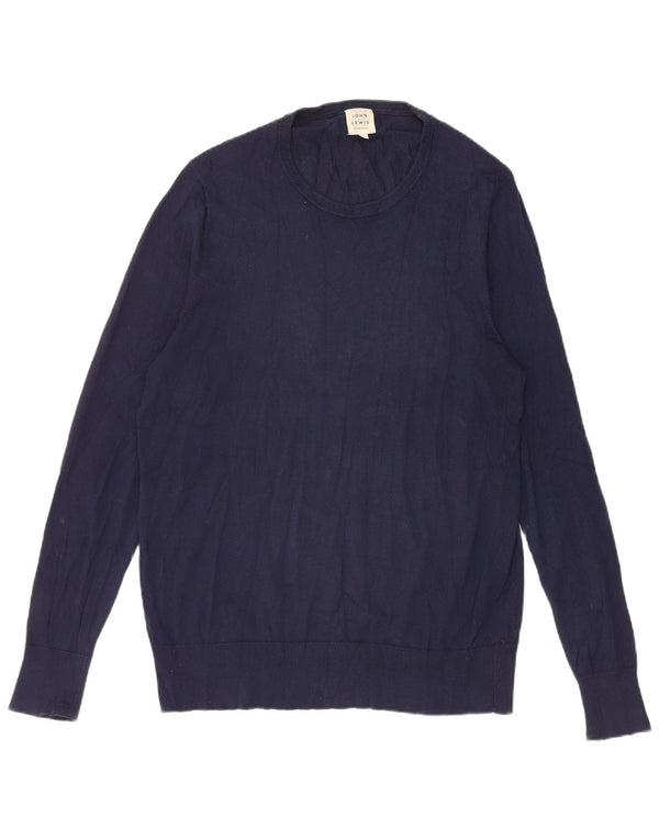 John Lewis Dame Boat Neck Jumper Sweater UK 16 Large Navy Blue
