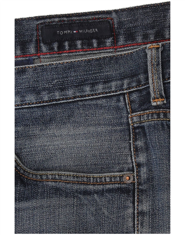 Tommy Hilfiger Herre Bleecker Straight Jeans W32 L32 Blå Bomuld