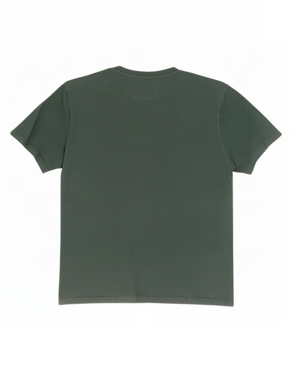 Lyle & Scott Herre T-shirt Top Stor grøn bomuld