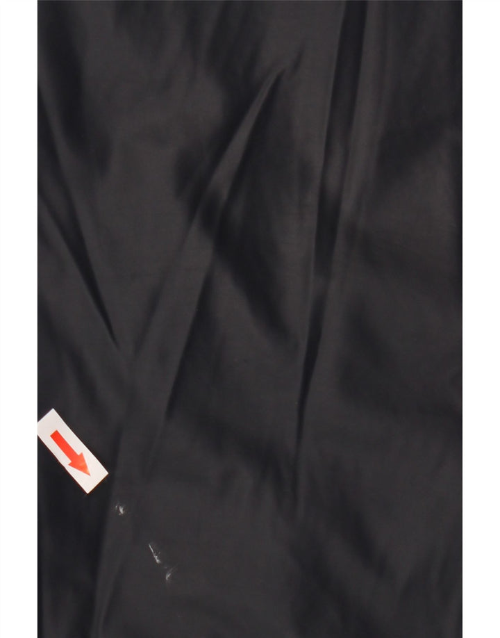 ZARA Vindjakke med hætte til mænd UK 40 Large Navy Blue Polyester