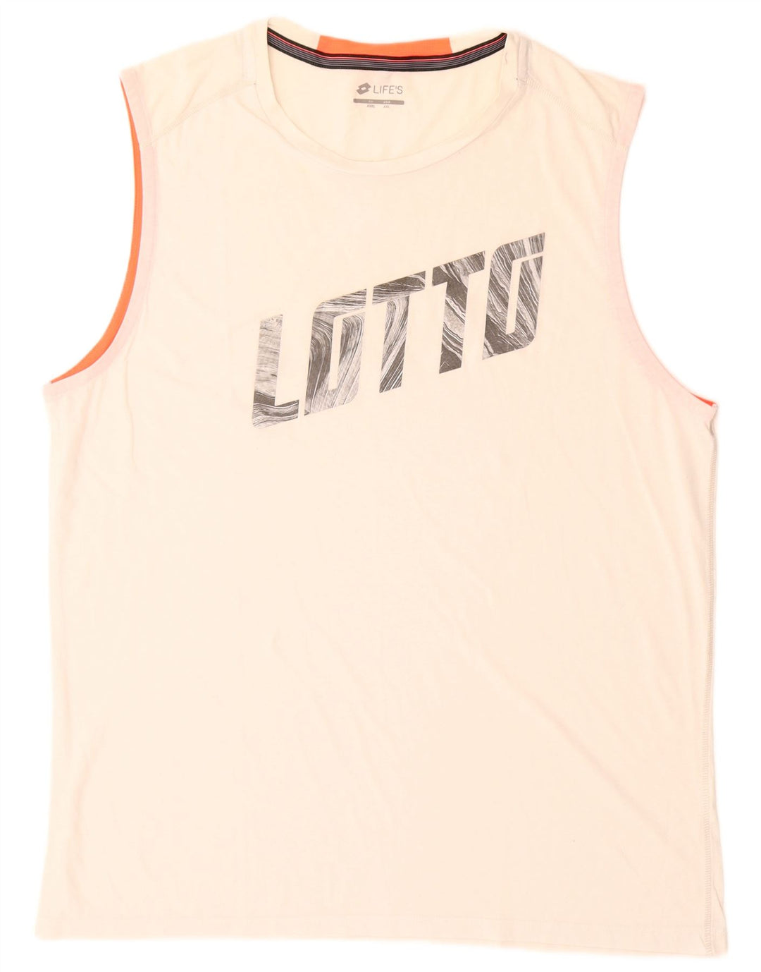 Lotto Herre Grafisk Vest Top 2XL Off White