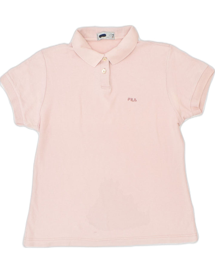 FILA Womens Polo Shirt IT 48 Medium Orange Cotton | Vintage | Thrift | Second-Hand | Used Clothing | Messina Hembry 