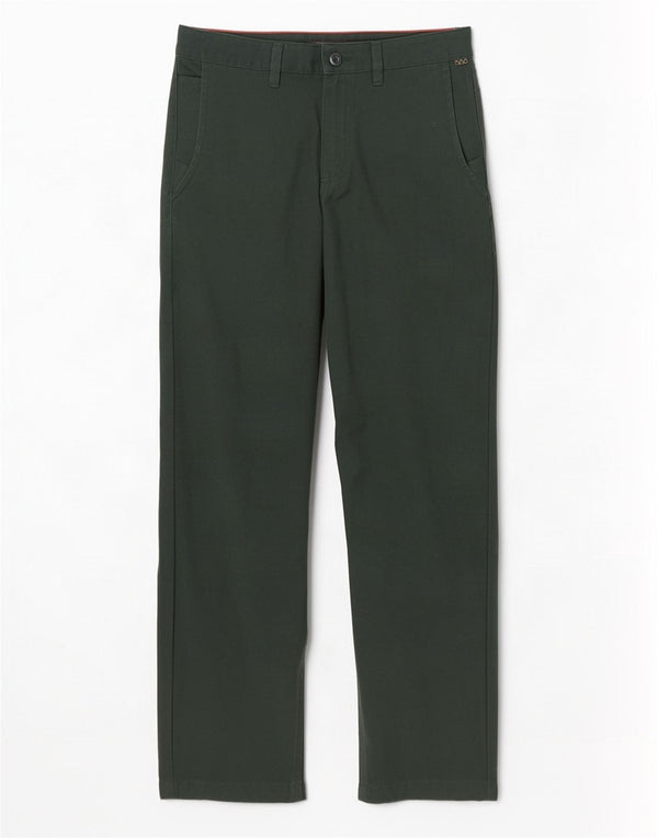 Vans Herre Relaxed Tapered Chino Bukser W32 L30 Grøn Bomuld