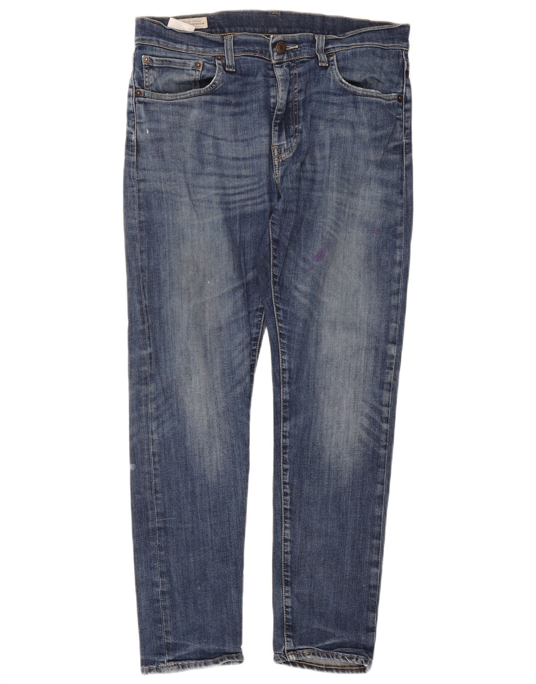 Levi's Herre 512 Slim Tapered Jeans W33 L30 Blå Bomuld