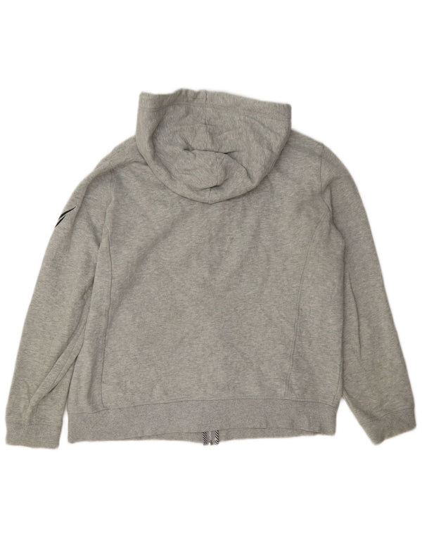 Nautica Dame Grafisk Hættetrøje Sweater UK 16 Stor Grå Bomuld