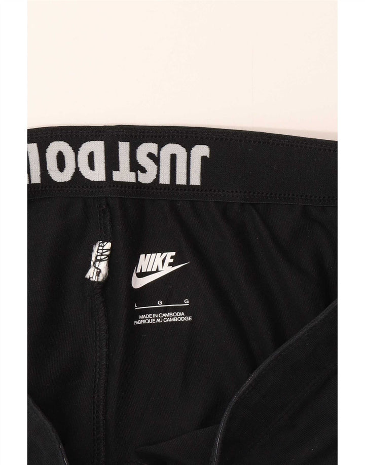 Nike Dame Grafiske Leggings UK 14 Large Sort