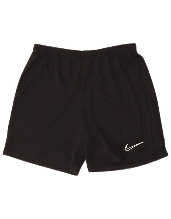 Nike Herre Dri Fit sportsshorts, store sorte polyester