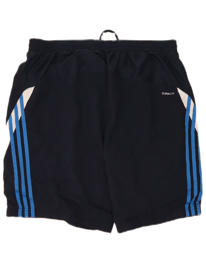 Adidas Herre Sportshorts XL Navy Blue Colourblock Polyester