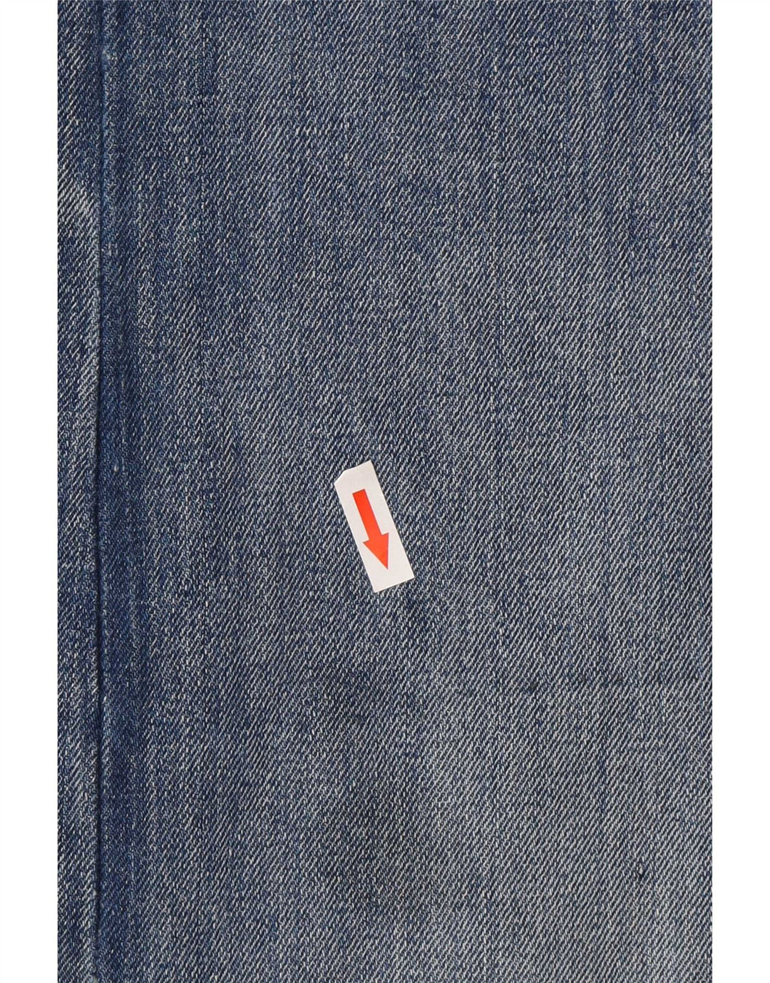 Vintage højtaljet denimnederdel W30 mellemblå til kvinder