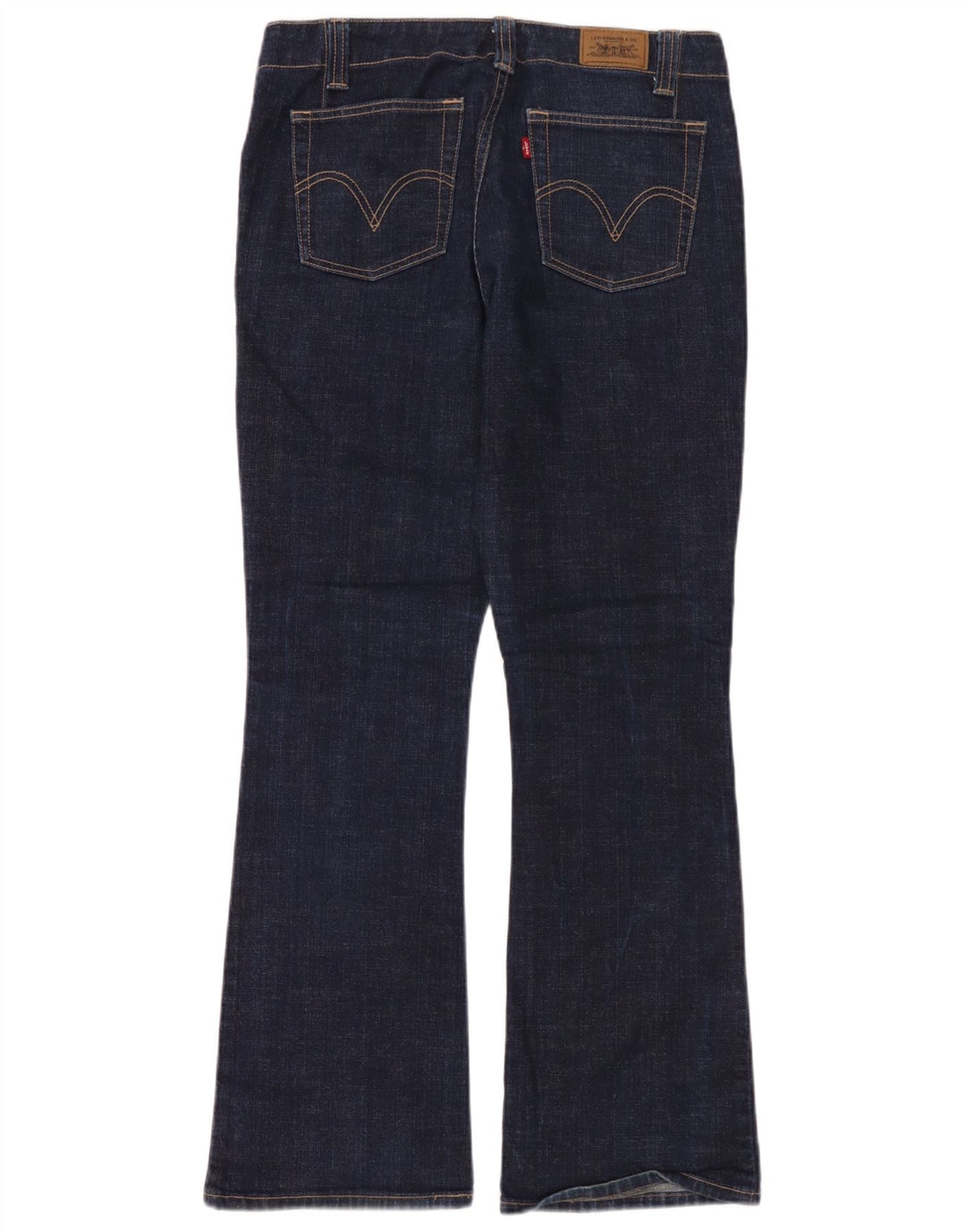 Levi's Dame 525 Bootcut Jeans US 10 Medium W32 L32 Marineblå Bomuld