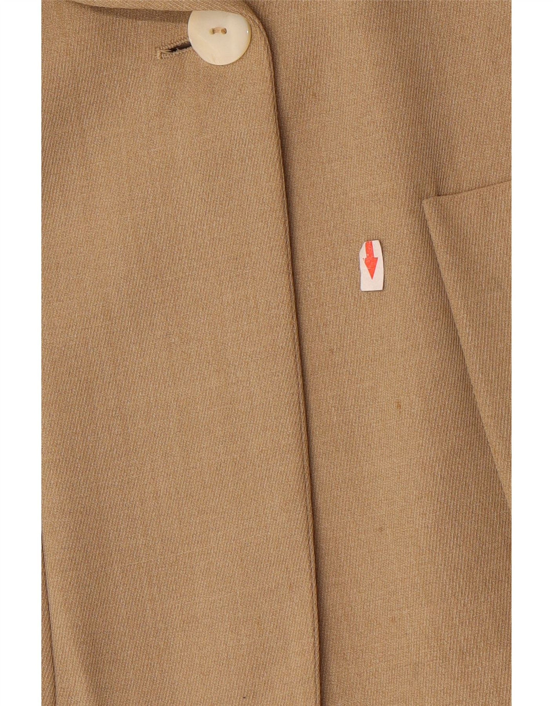 Laura Biagiotti Dame Risposte 1 Knap Blazer Jakke IT 42 Medium Beige