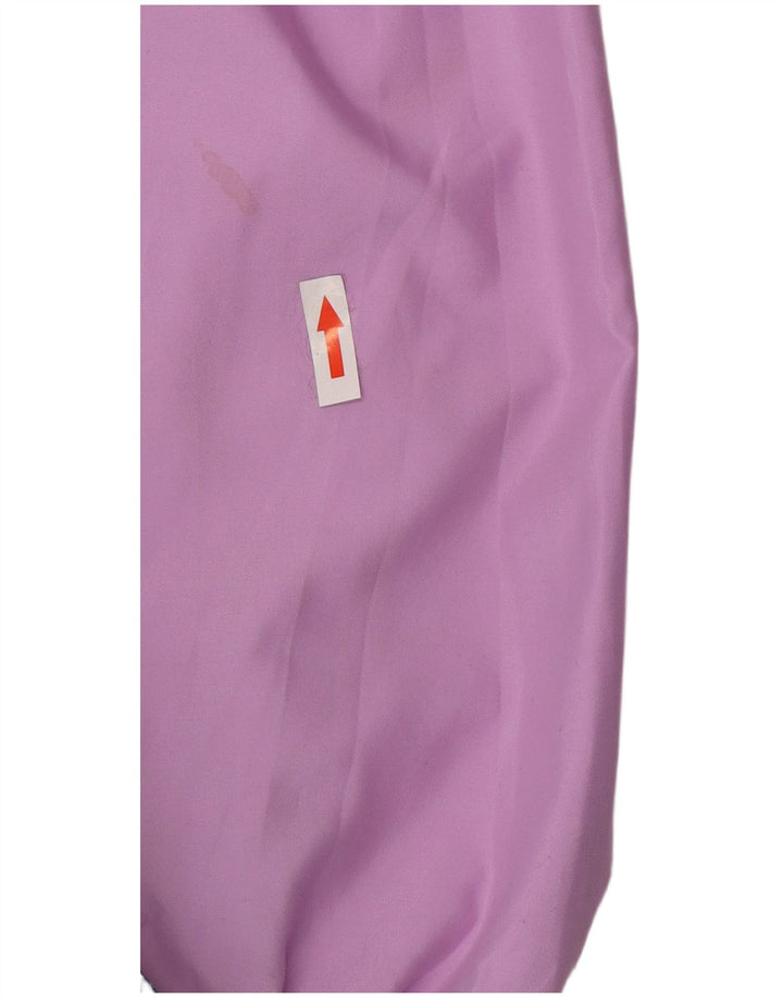 ALEX Oversized træningsdragt topjakke til kvinder UK 12 Medium Lilla Colourblock