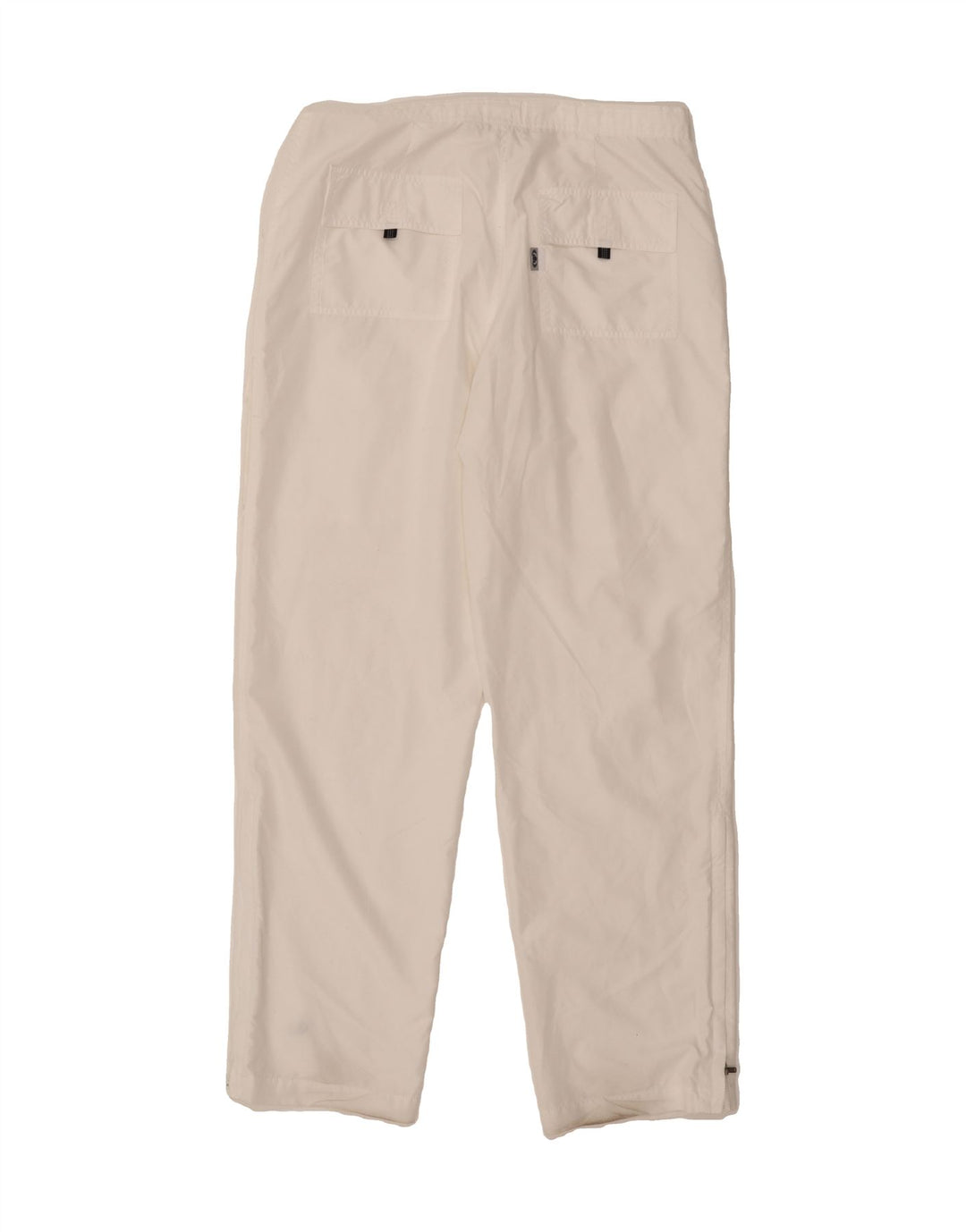 ELLESSE Womens Straight Cargo Trousers UK 12  Medium W30 L29 White Vintage Ellesse and Second-Hand Ellesse from Messina Hembry 