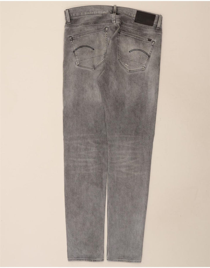 G-Star Herre 3301 Distressed Slim Jeans W36 L36 Grå Bomuld
