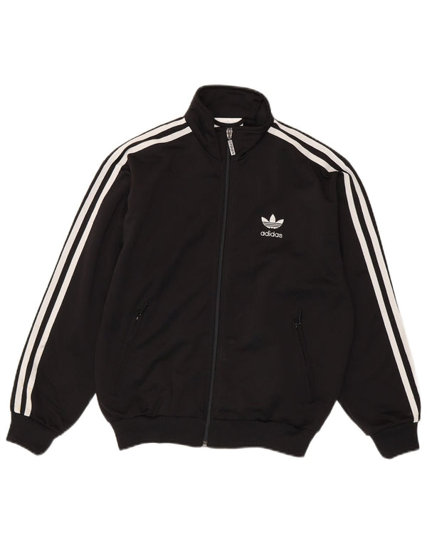 Adidas Drenge Træningsdragt Topjakke 11-12 År Medium Sort Polyester
