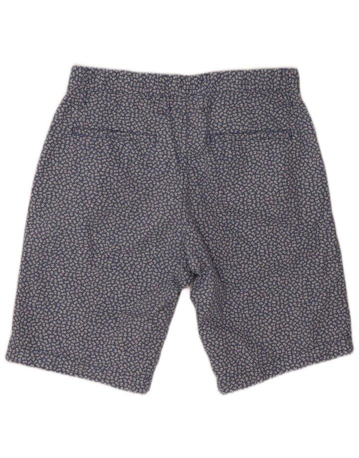 Gap Herre Khakis Chino Shorts W32 Medium Blue Floral Bomuld