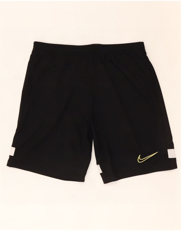 Nike Dri Fit sportsshorts til mænd Small Black Colourblock Polyester