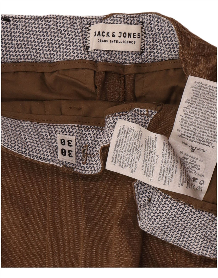 Jack & Jones Herre Pegged Chino Bukser W30 L23 Brun Polyester