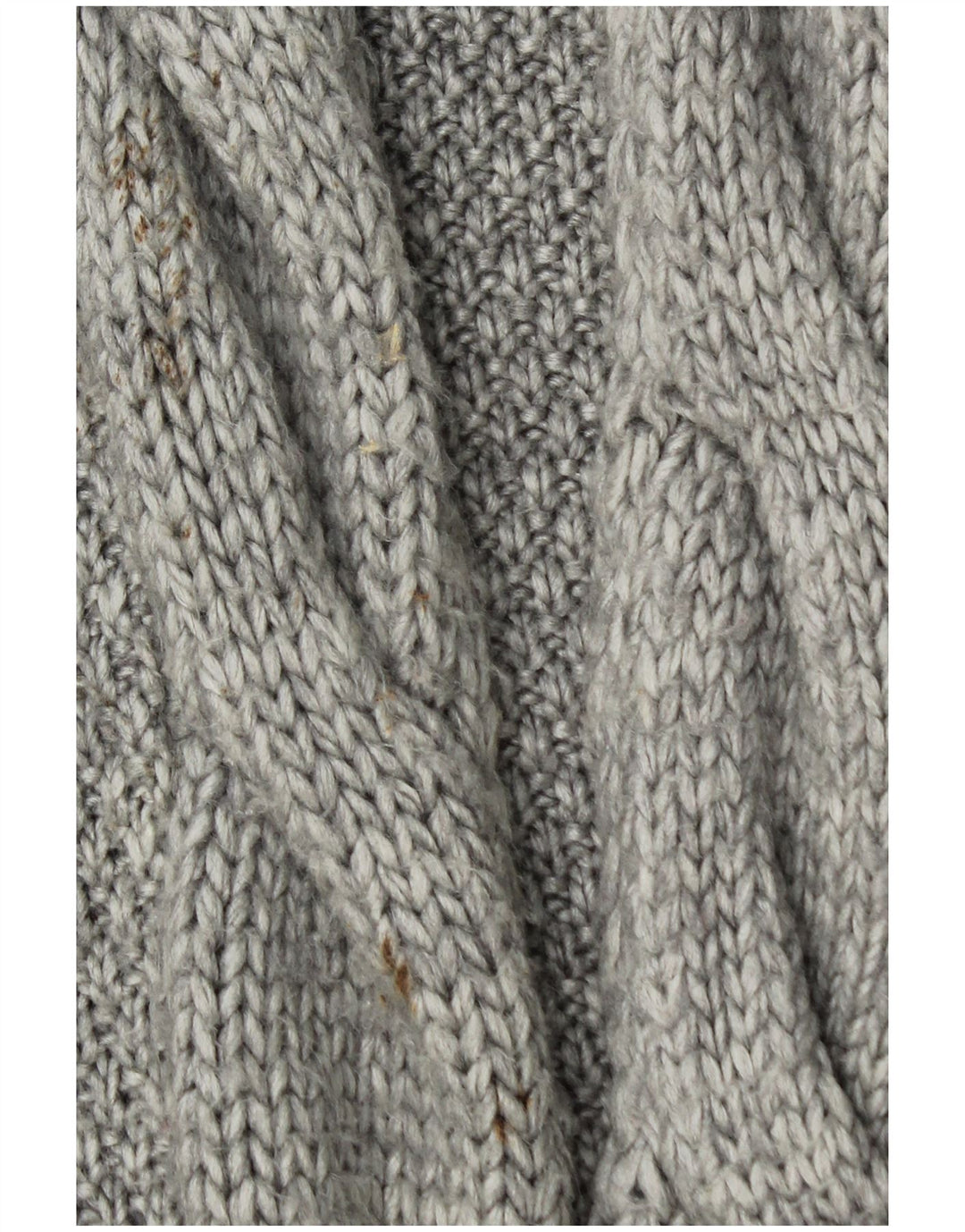 Zara Womens Longline Open Cardigan Sweater UK 14 Medium Grey