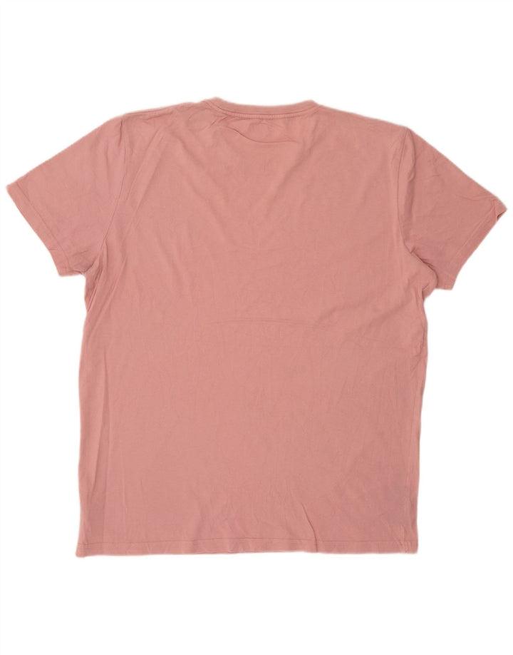 JOULES Herre T-Shirt Top Stor Pink Bomuld