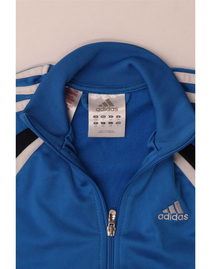 Adidas Træningsdragt Topjakke til drenge 9-10 år Blå Colourblock Polyester