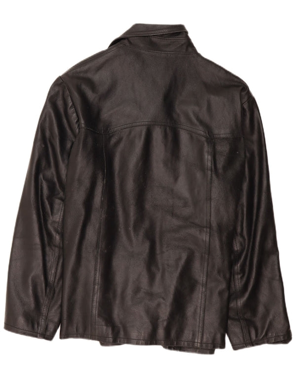 Terranova Dame Læderjakke UK 20 2XL Sort