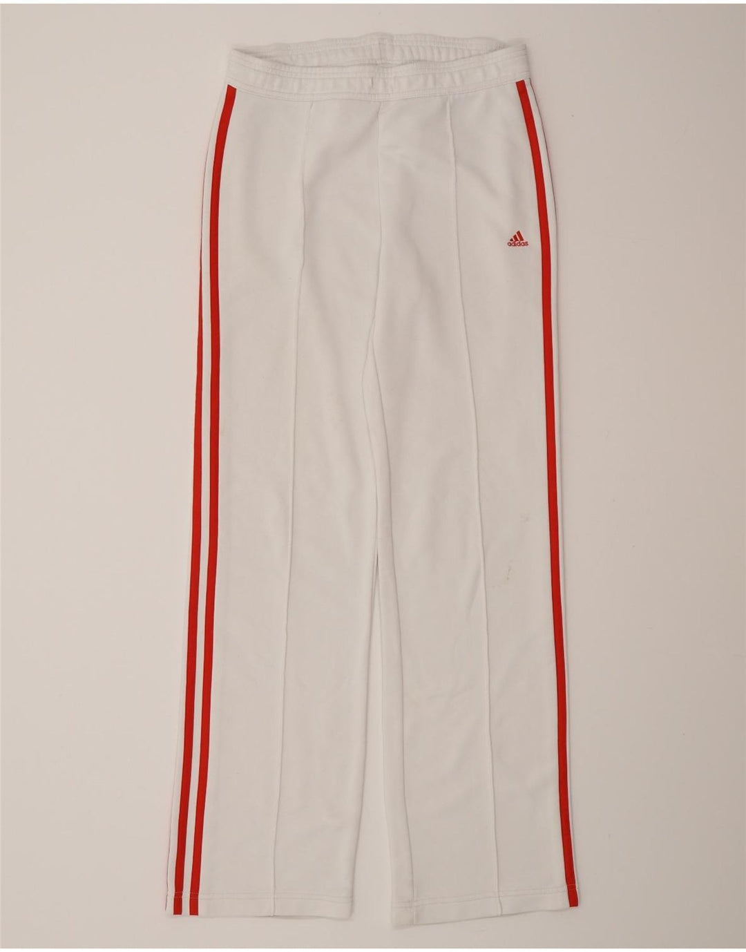 Adidas Træningsdragtsbukser til kvinder UK 10 Small White Polyester
