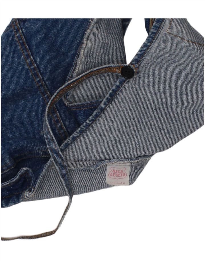 Rica Lewis Dame Denim Crop Top IT 44 Medium Blue