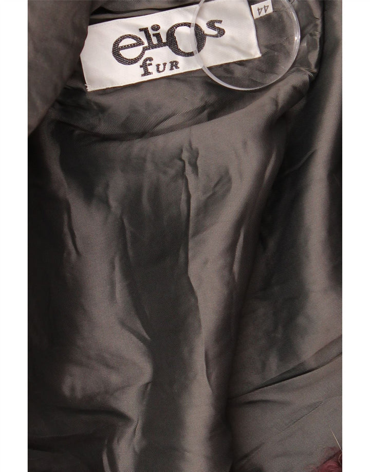 Elios Dame Pelsfrakke IT 44 Medium Burgundy