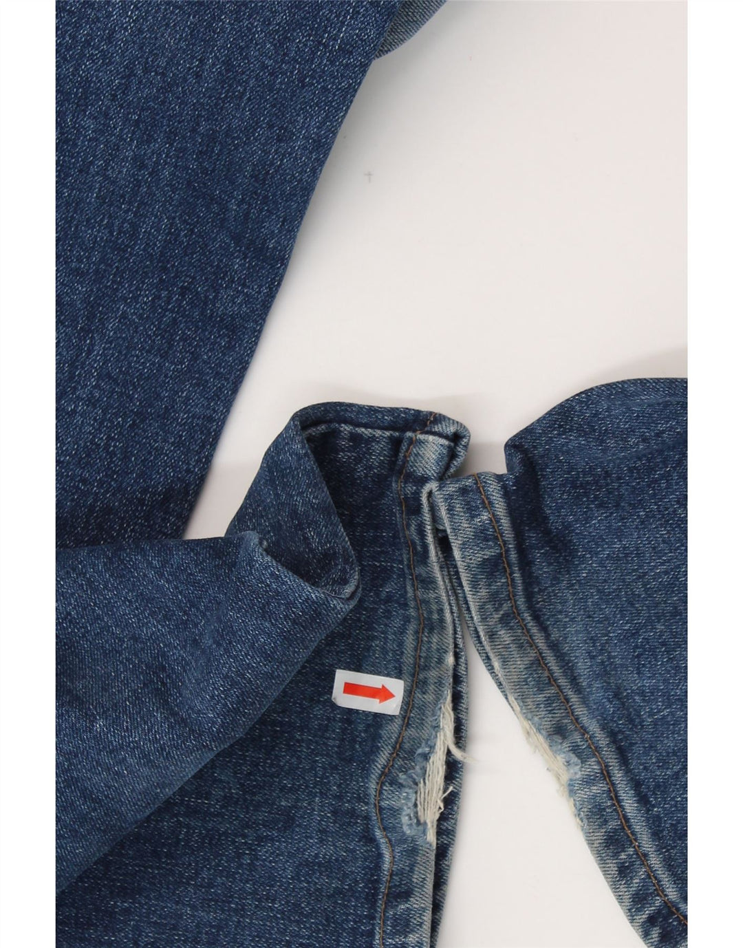 WRANGLER Straight jeans til mænd W32 L33 blå bomuld