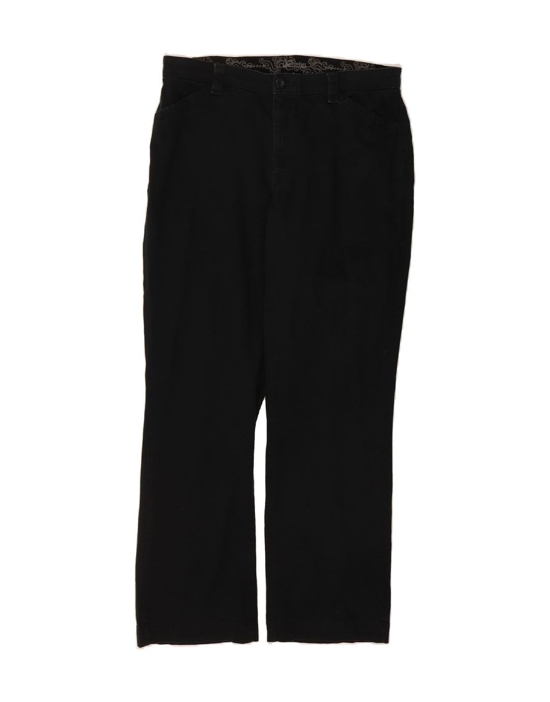 LEE Womens Bootcut Capri Trousers US 14 XL W36 L31 Black Vintage Lee and Second-Hand Lee from Messina Hembry 