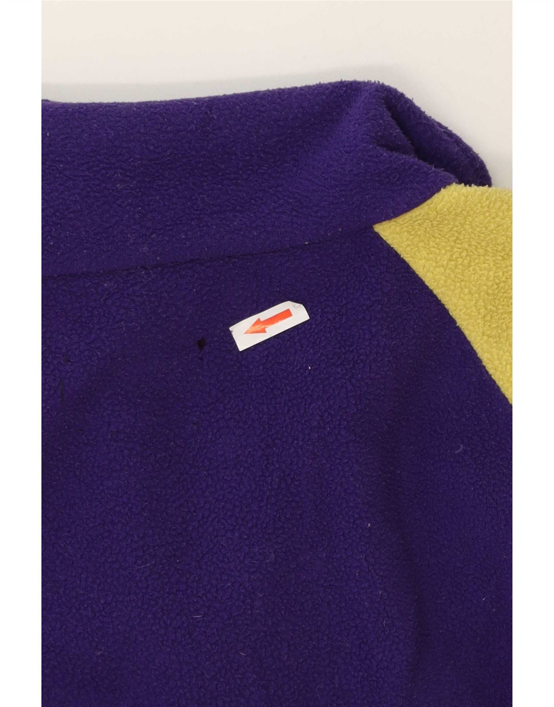 Vintage fleecejakke til mænd UK 42 XL Lilla Colourblock Polyester