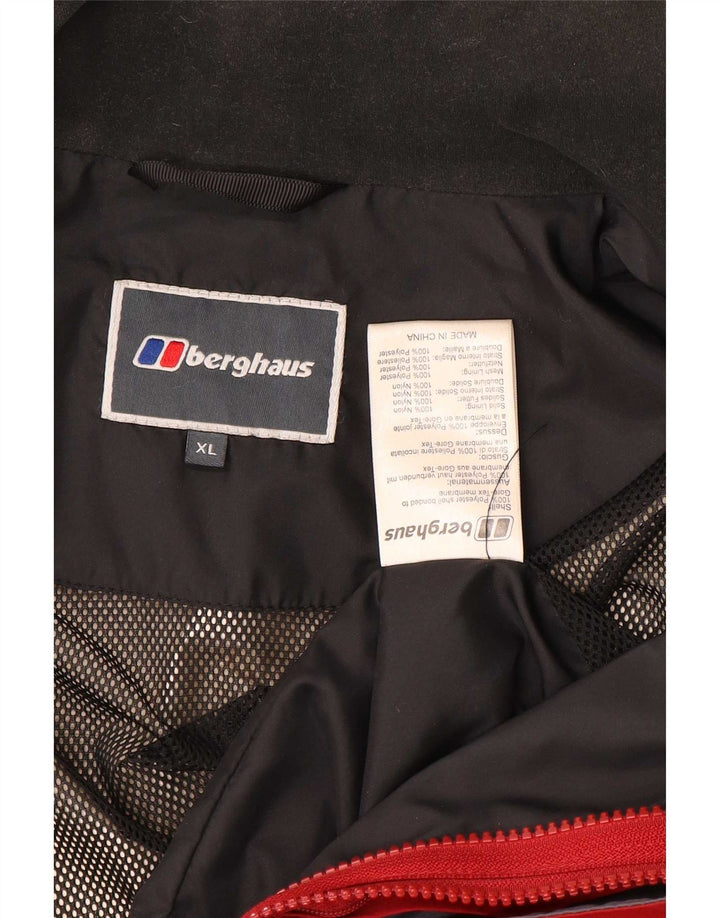 Berghaus Regnfrakke til mænd UK 42 XL Rød Nylon