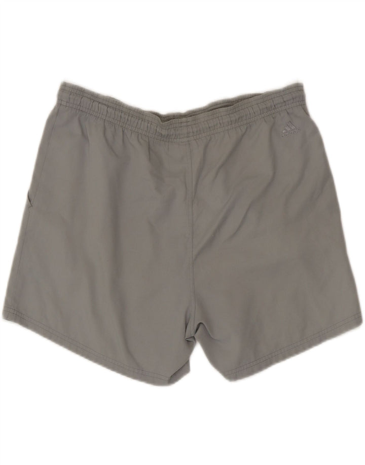 ADIDAS Mens Sport Shorts Large Grey Polyester Sports