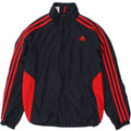 ADIDAS Boys Bomber Jacket 9-10 Years Navy Blue Colourblock Polyester Vintage Adidas and Second-Hand Adidas from Messina Hembry 