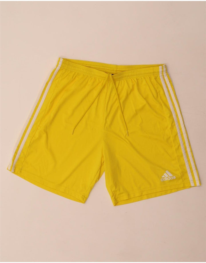 Adidas Herre Sportshorts Store Gule Polyester