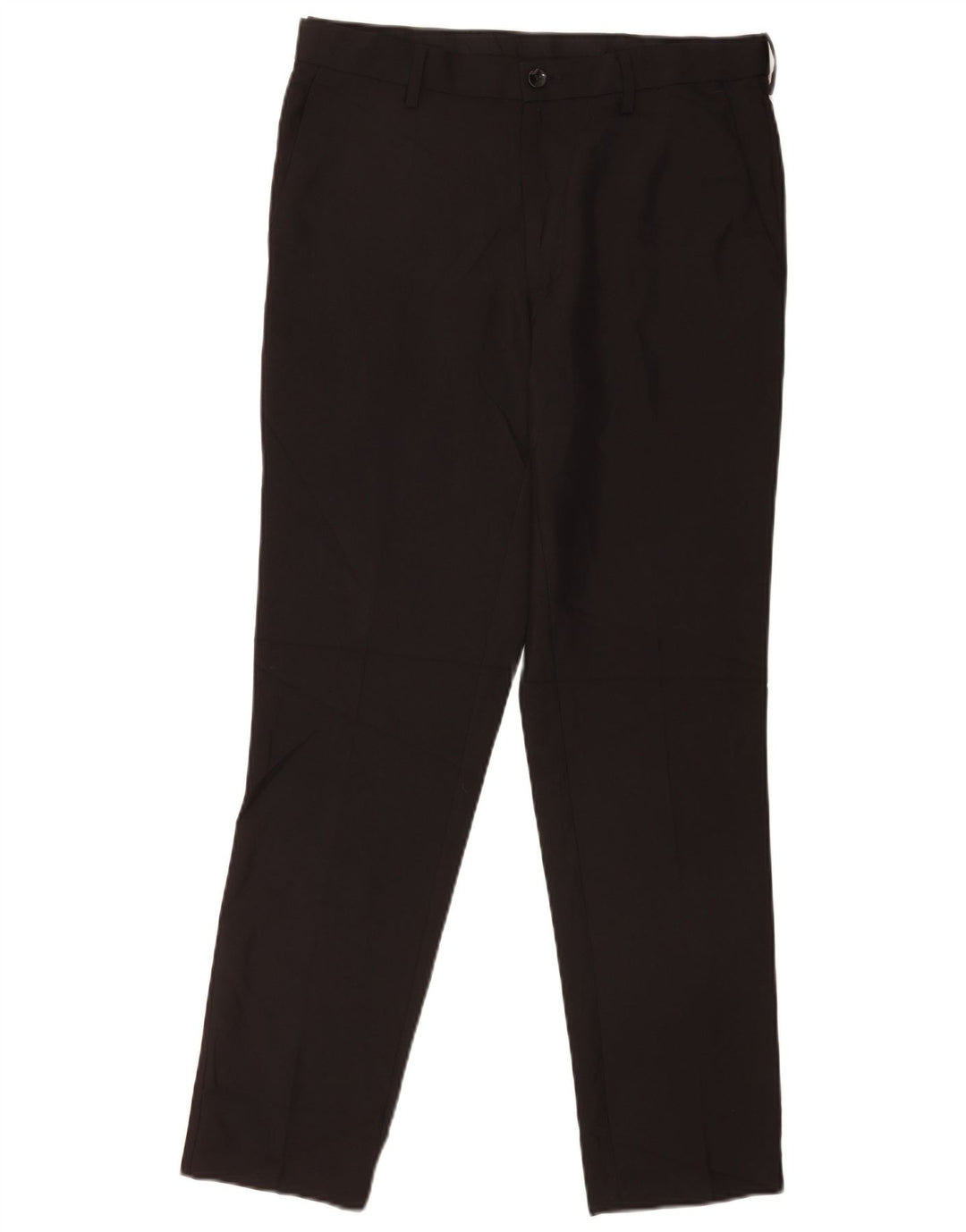 Marks & Spencer Herre Slim Fit Casual Bukser W32 L31 Sort Polyester