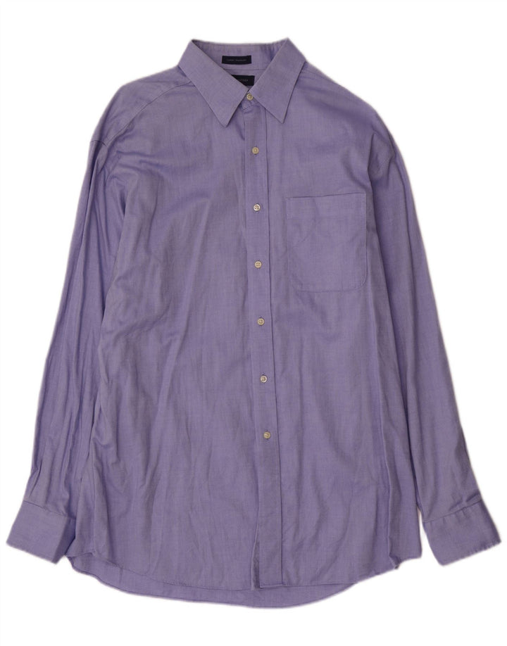 Tommy Hilfiger Herreskjorte str. 16 Large Blue Cotton