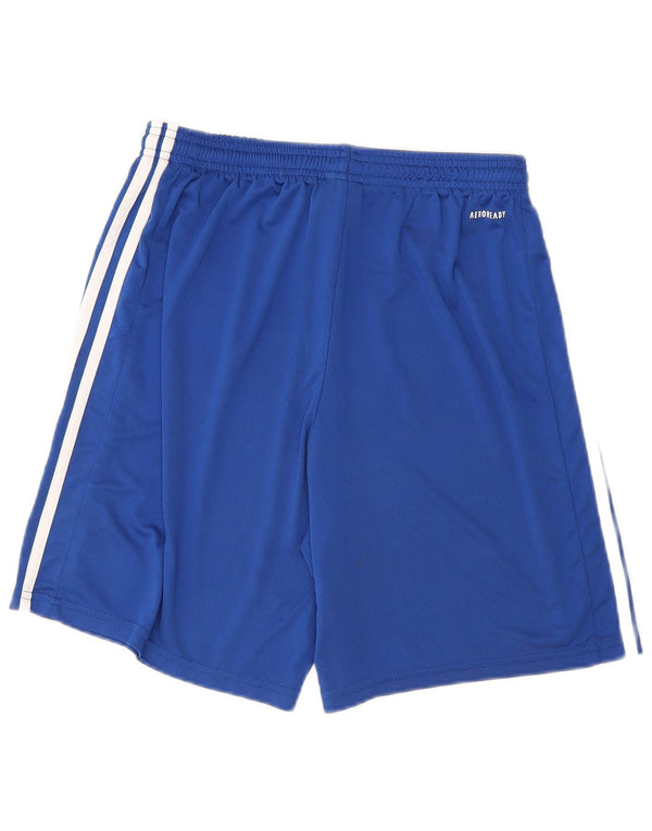 Adidas Herre grafiske sportsshorts store blå polyestersports