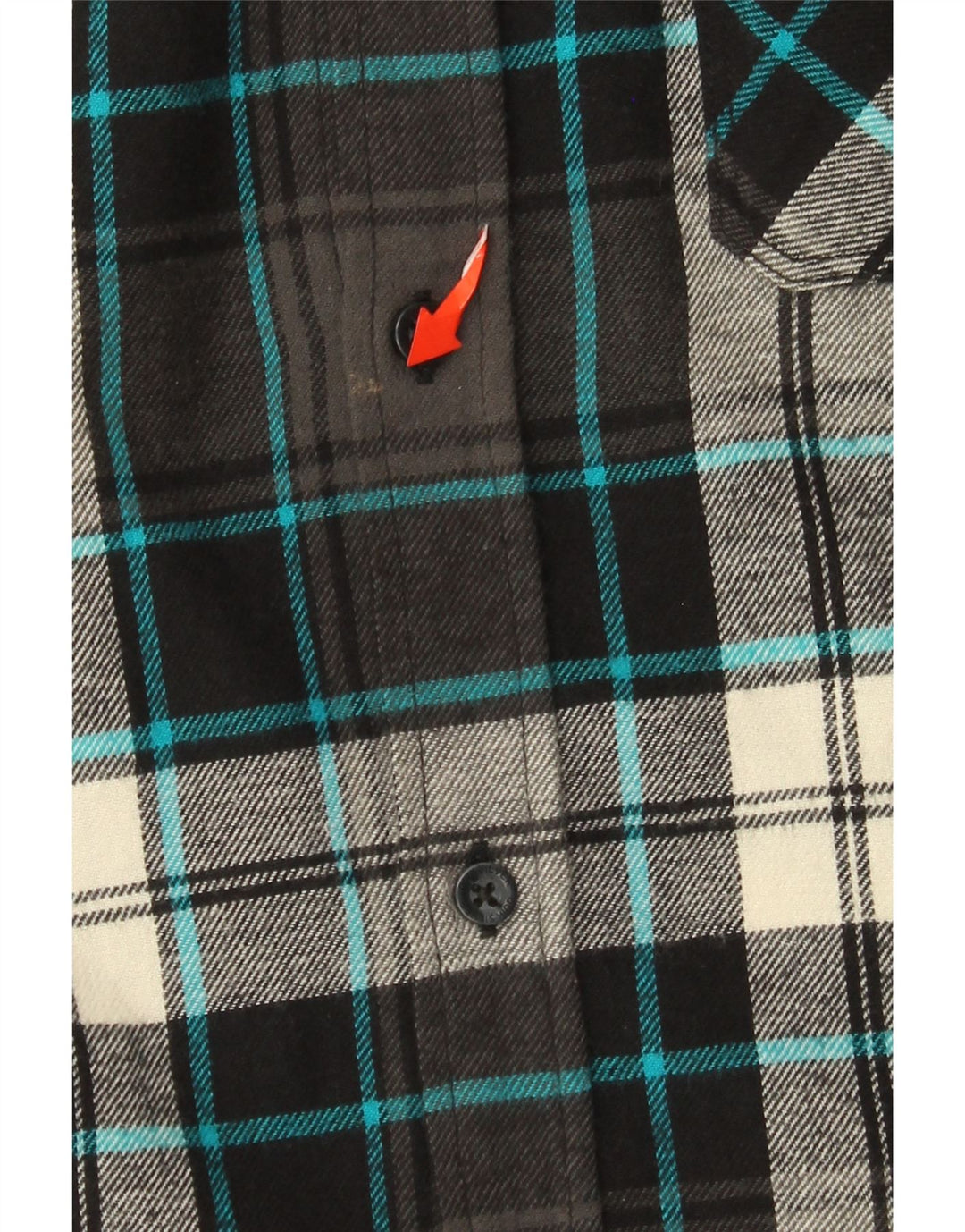 Quiksilver Herre Regular Fit Flanellskjorte Medium Grey Plaid Bomuld