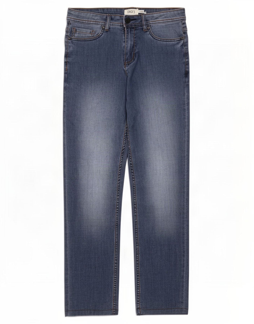 Dacks Straight Jeans til mænd IT 46 Small W30 L28 Blue Cotton