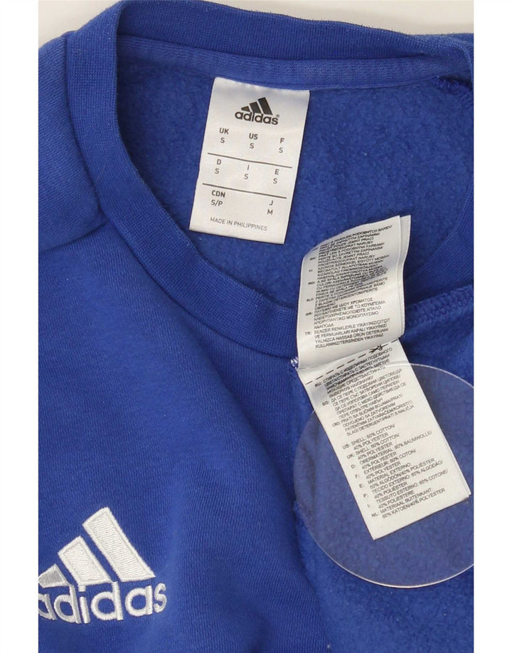 Adidas Sweatshirt-trøje til mænd, lille blå bomuld